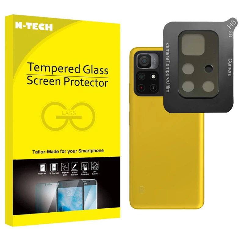 محافظ لنز دوربین انتک مدل LNZ3D-N مناسب برای گوشی موبایل شیائومی Poco M4 Pro 5G