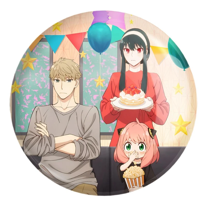 پیکسل خندالو طرح خانواده فورجر انیمه اسپای ایکس فمیلی Spy x Family کد 15573 مدل بزرگ