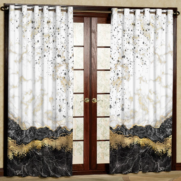 پرده مدل مخمل پانچی کد 7545 سایز 280x140 سانتی متر