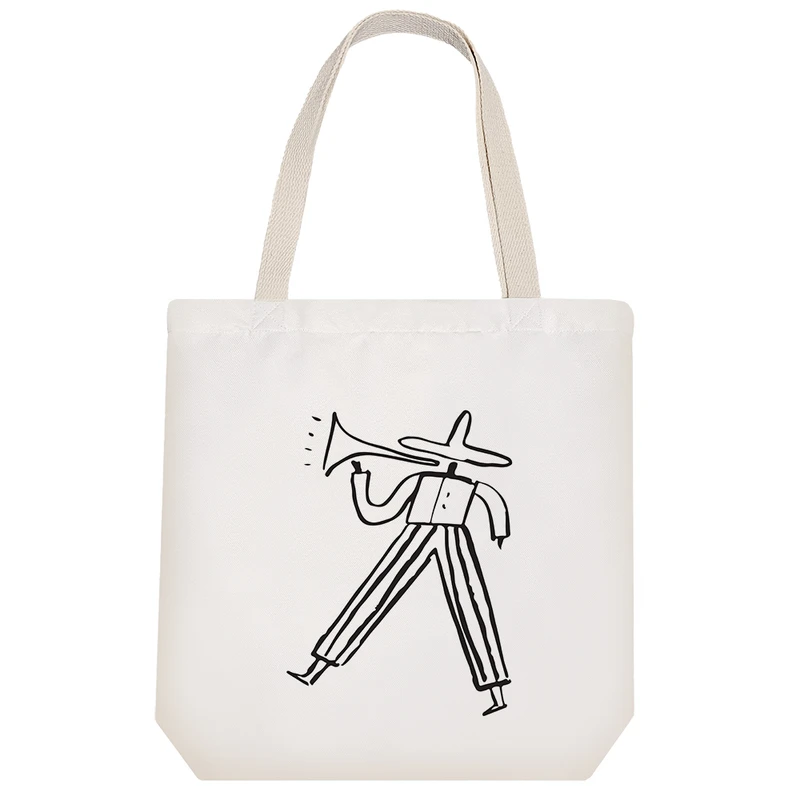 ساک خرید پارچه ای خندالو طرح رقاص مدل توت بگ کد 6662