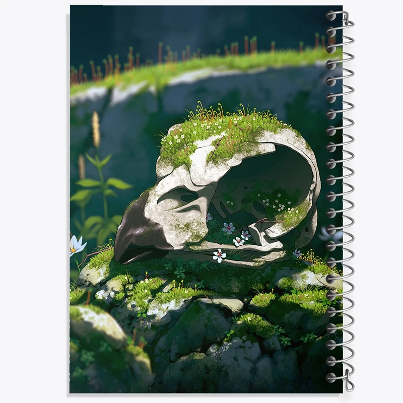 دفتر نقاشی 50 برگ خندالو طرح اسکلت (Skeleton) کد F997