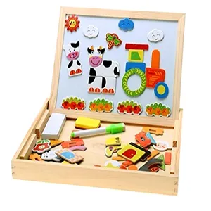 بازی آموزشی مدل تخته سیاه ووایت برد دوطرفه مگنتی کد 661135