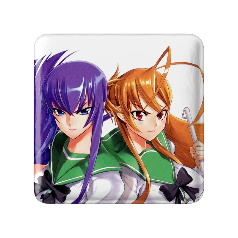 مگنت خندالو طرح سائکو و ری انیمه دبیرستان مردگان مدل مربعی کد 32330