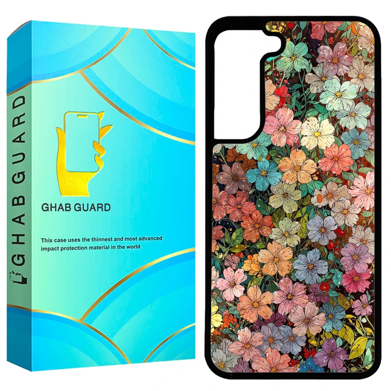 کاور قاب گارد طرح گل گلی مدل GCHPA21F مناسب برای گوشی موبایل سامسونگ Galaxy S21 FE 5G