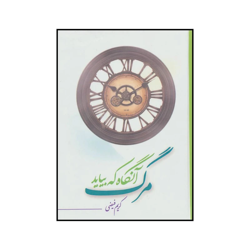 کتاب مرگ آنگاه که بیاید اثر کریم فیضی انتشارات آیدین
