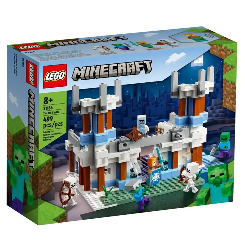 لگو سری ماینکرافت مدل قلعه یخی کد 21186