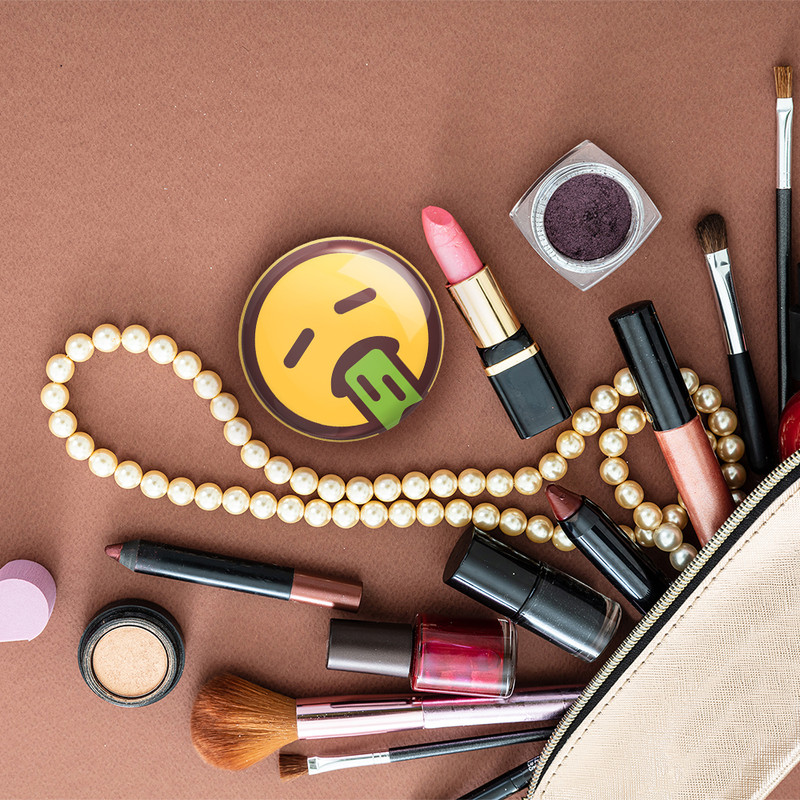 آینه جیبی خندالو مدل ایموجی Emoji  کد 3026