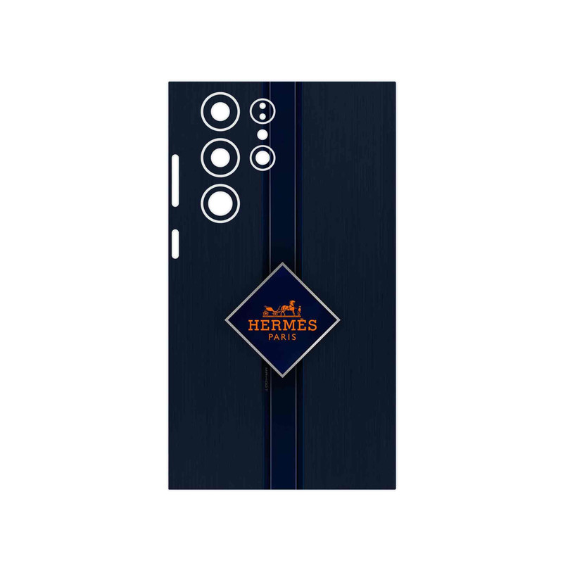 برچسب پوششی ماهوت مدل Hermes Logo مناسب برای گوشی موبایل سامسونگ Galaxy S23 Ultra