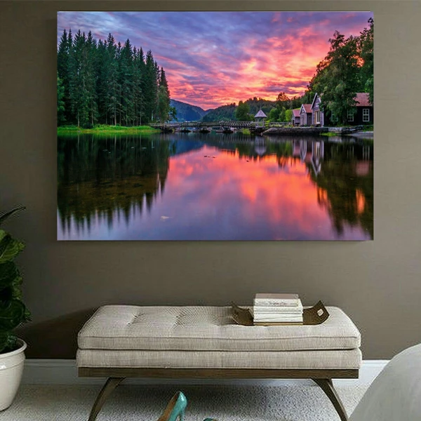 پوستر دیواری طرح طبیعت و دریا مدل PD171