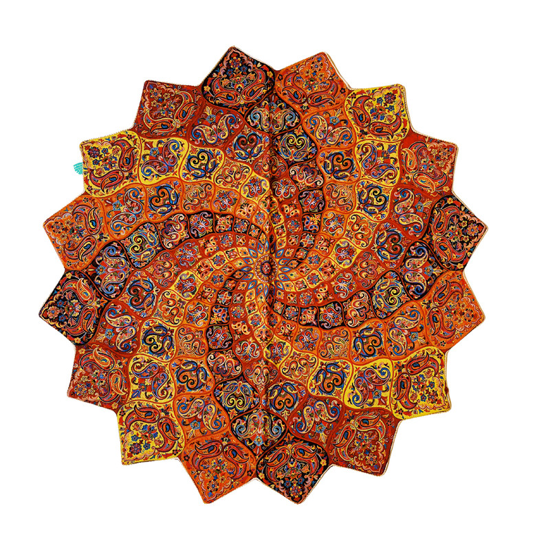 رومیزی ترمه حسینی مدل آبادیس