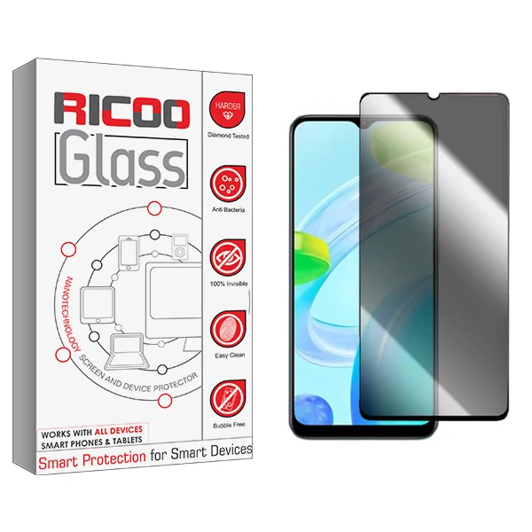 محافظ صفحه نمایش حریم شخصی ریکو مدل RC مناسب برای گوشی موبایل ریلمی C30
