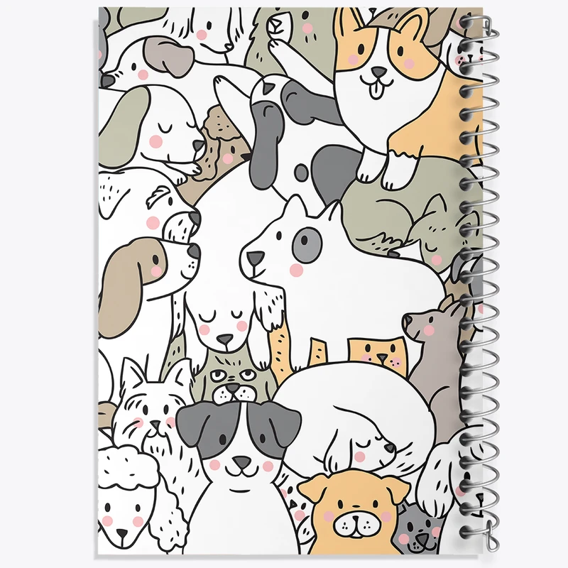 دفتر نقاشی 50 برگ خندالو طرح سگ بامزه کد N307