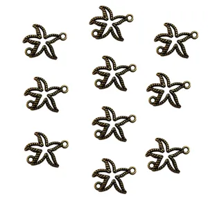 آویز دستبند مدل ستاره دریایی کد AD 587 مجموعه 10 عددی