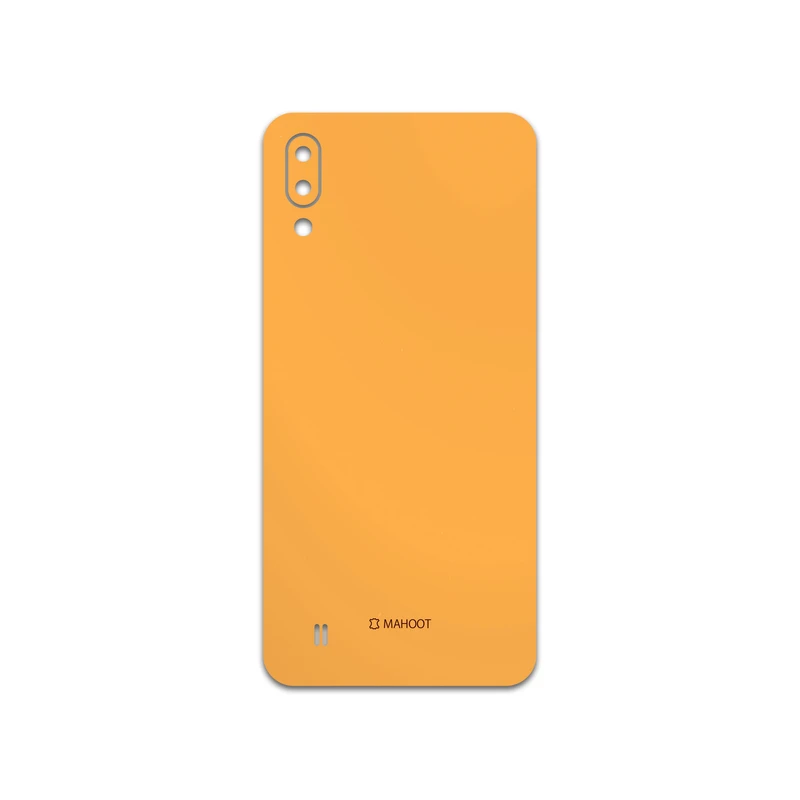 برچسب پوششی ماهوت مدل Matte-Orange مناسب برای گوشی موبایل سامسونگ Galaxy M10