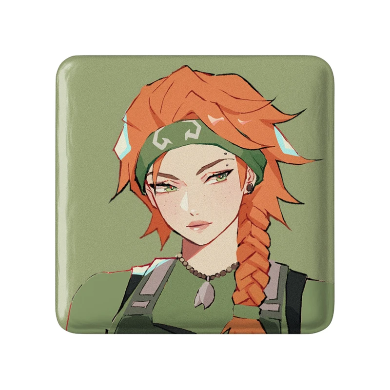 مگنت خندالو طرح بازی ولورانت (Valorant) مدل مربعی کد 33104