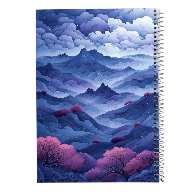 دفتر مشق 50 برگ مدوپد مدل طبیعت کد DF15368