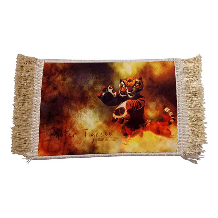 فرش ماشینی دیوارکوب مدل پاندا کونگ فو کار کد 32