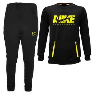 ست سویشرت و شلوار مردانه مدل 04009160 رنگ مشکی