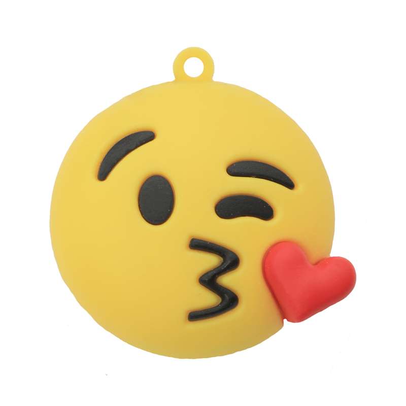 فلش مموری طرح Emoji Kiss مدل DPL1191 ظرفیت 128 گیگابایت