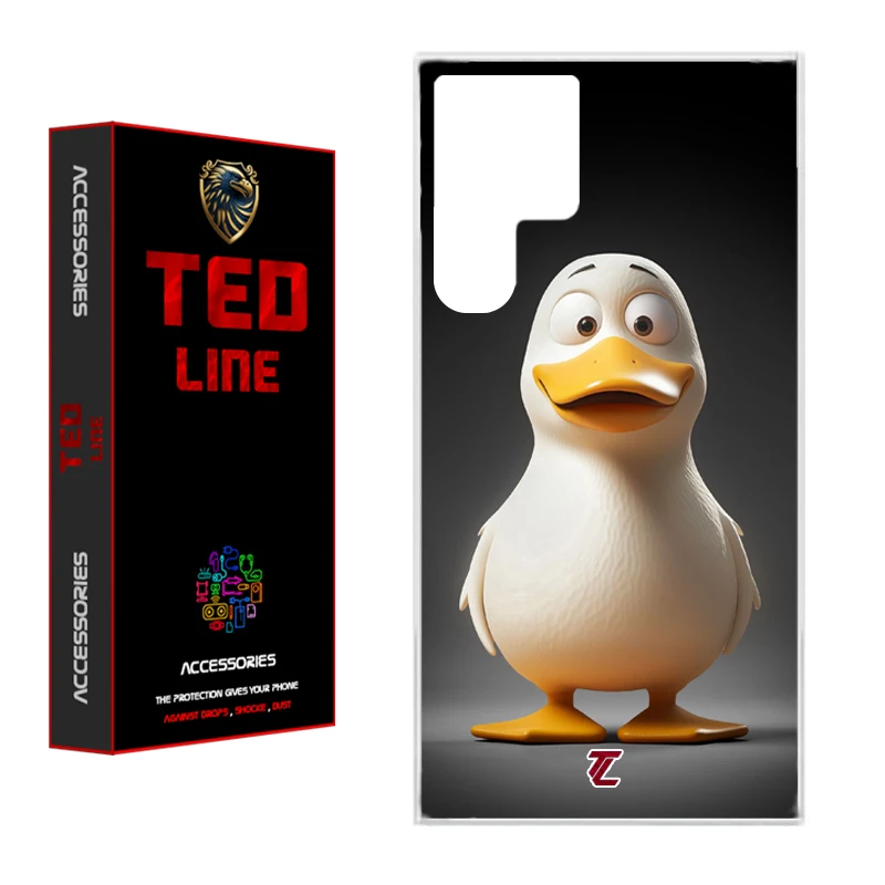 کاور تد لاین طرح اردک کد 1124 مناسب برای گوشی موبایل سامسونگ Galaxy S22 Ultra