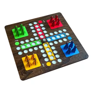 بازی فکری منچ و شطرنج مدل چهار نفره کد 2