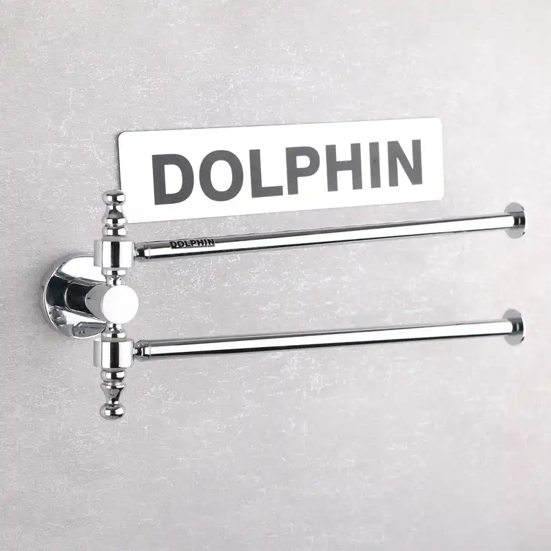 آویز حوله دلفین مدل دو شاخه کد Rdndo-C