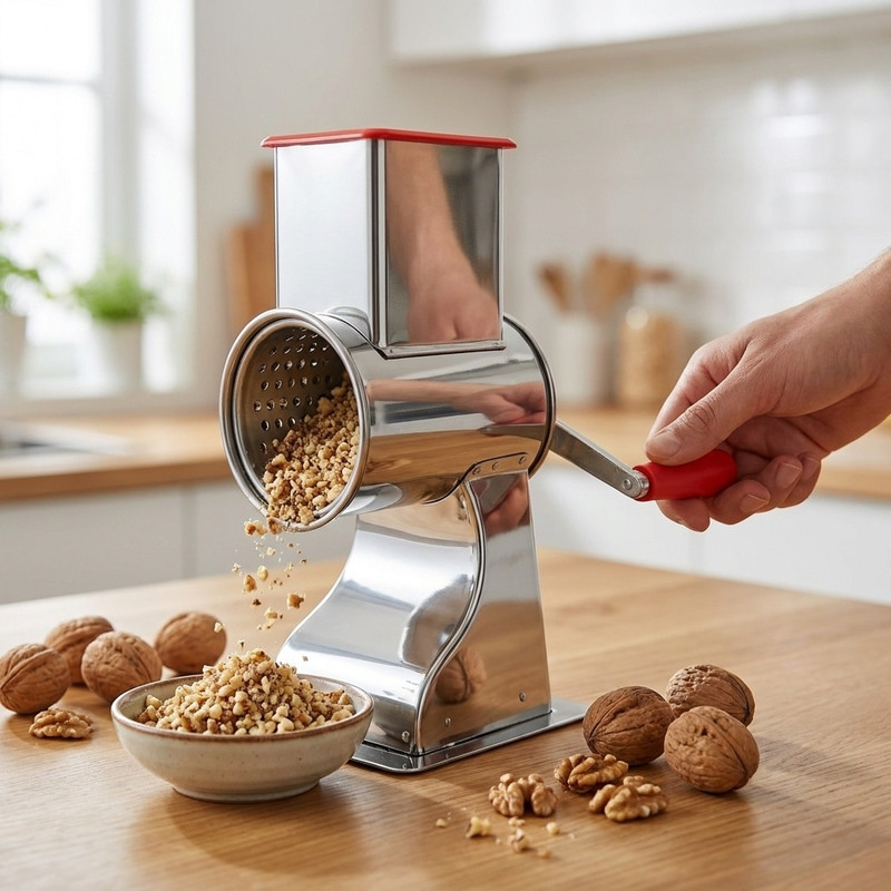 خردکن دستی استیل پارسی نو مدل تک رنده