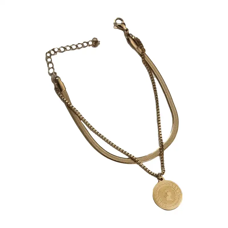 نیم ست زنانه طرح ماری و سکه