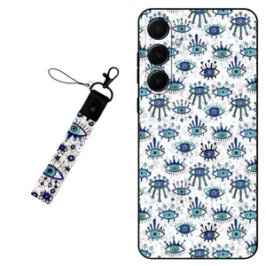 Megafone Devil eye 6464 Cover For Samsung Galaxy A55 5G With Wrist strap