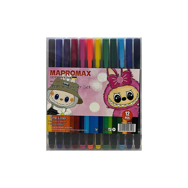 روان نويس 0.5 ميلى مترى مپرومكس مدل لبوبو بسته 12 عددى