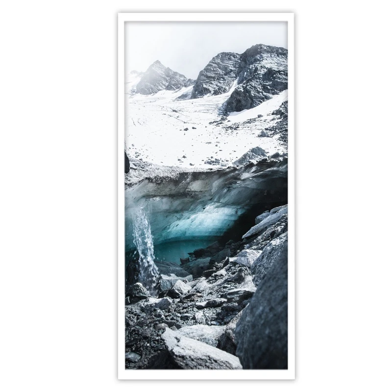 تابلو بکلیت طرح منظره کوهستان یخی مدل W-S3112