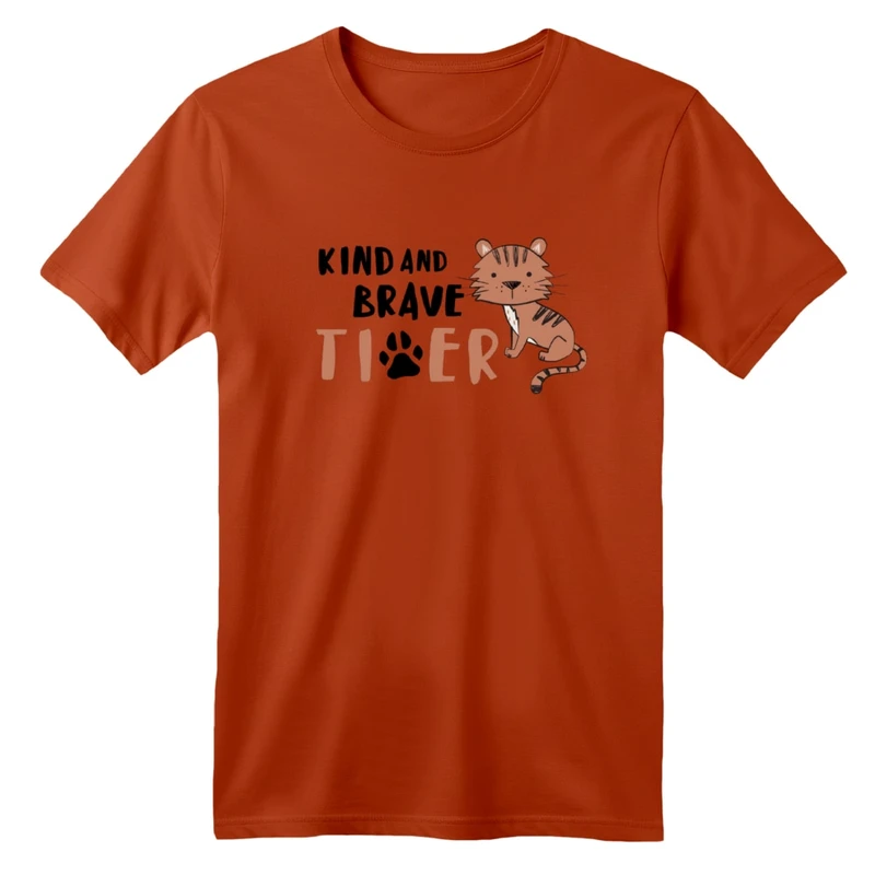 تی شرت آستین کوتاه بچگانه مدل ببر