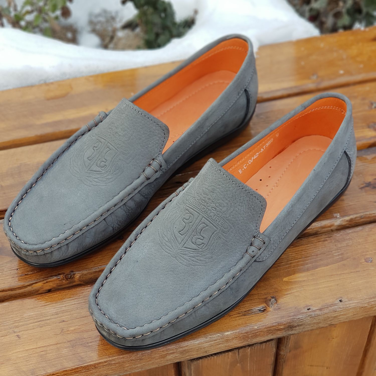 کفش کالج مردانه مدل چرم طبیعی کد 0007t.k - - 3