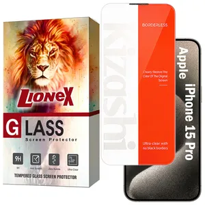 Lionex KIZNOSTL Screen Protector For Apple iPhone 15 Pro