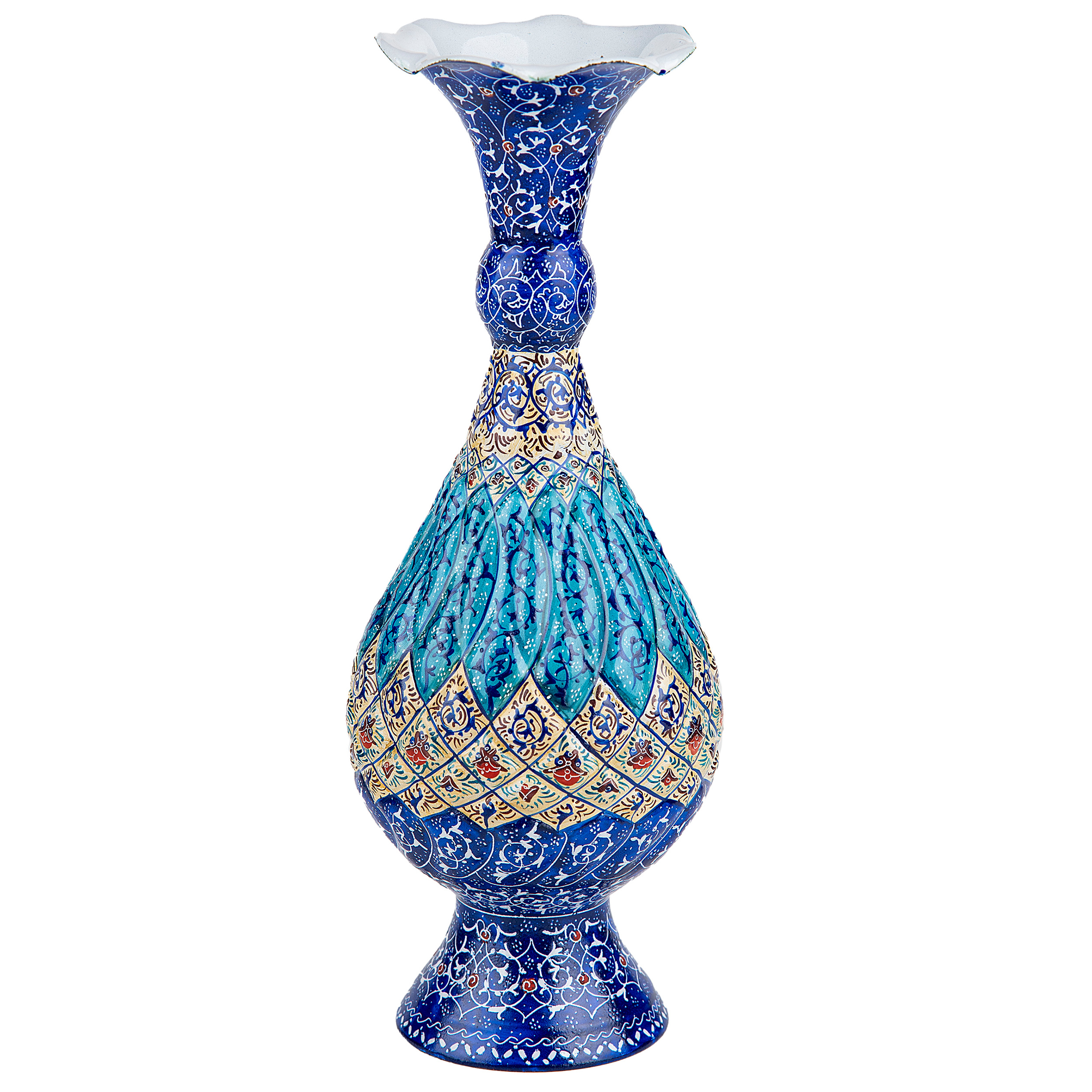 گلدان مینا کاری مدل اسلیمی کد D25