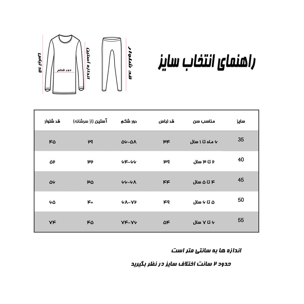 ست سویشرت و شلوار پسرانه چیندکا مدل خرسی کد 102 -  - 2