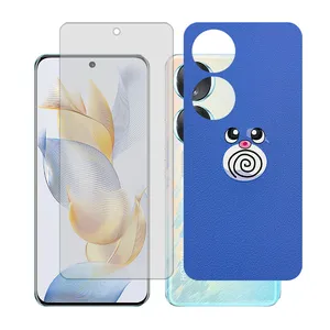 Glass together model matte screen protector suitable for Honor 90 mobile phone with back cover sticker