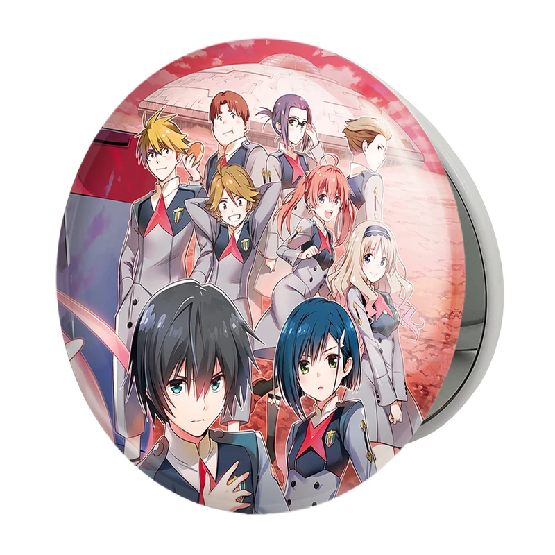 آینه جیبی خندالو طرح انیمه دارلینگ Darling مدل تاشو کد 10507 