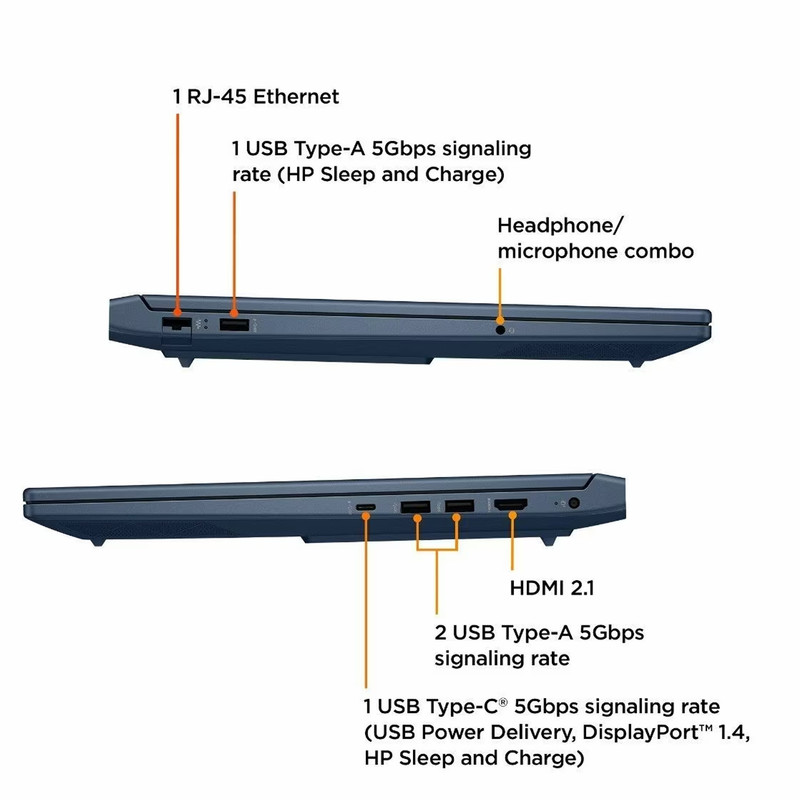 لپ تاپ 16.1 اینچی اچ پی مدل VICTUS 16 Gaming R0050-i7 13700H 64GB 2SSD RTX4050 لپ تاپ 16.1 اینچی اچ پی مدل VICTUS 16 Gaming R0050-i7 13700H 64GB 2SSD RTX4050
