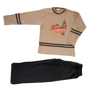 ست بلوز شلوار پسرانه طرح برج کد 106