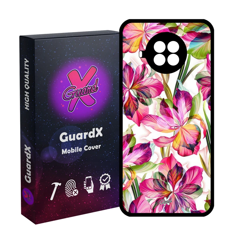 کاور گارد ایکس طرح گل مدل Glass10677 مناسب برای گوشی موبایل شیائومی MI 10T Lite/Redmi Note 9 Pro 5G/10I 5G