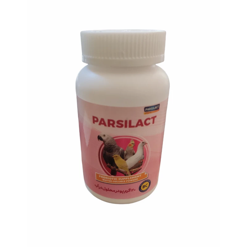 مکمل پروبیوتیک پرندگان پارسی لاکت مدل پروبیوتیک وزن 120 گرم