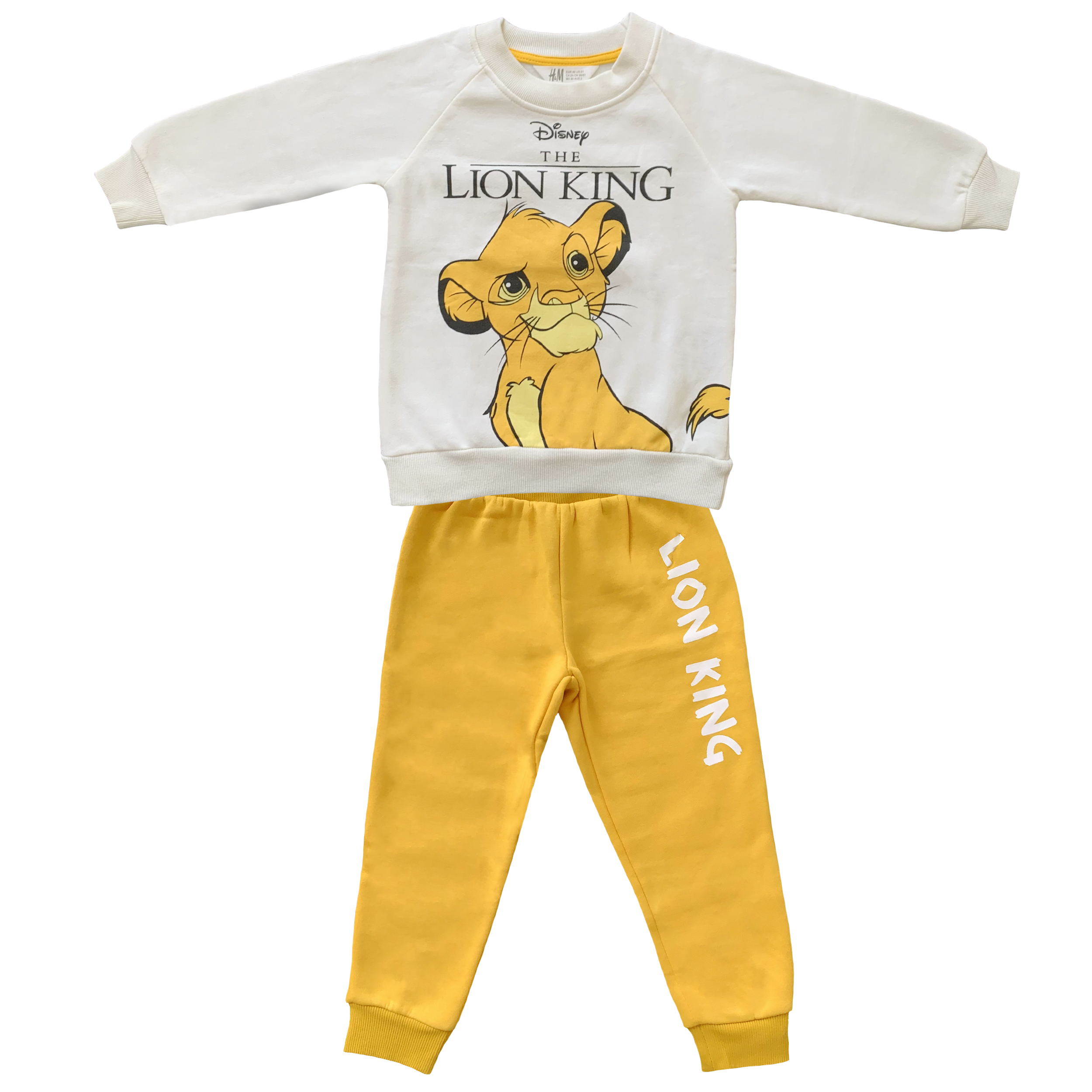 ست سویشرت و شلوار پسرانه اچ اند ام طرح Lion King کد FF-204