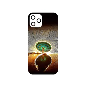 MAHOOT Night Light Fountain Cover Sticker for Apple iPhone 12 Pro