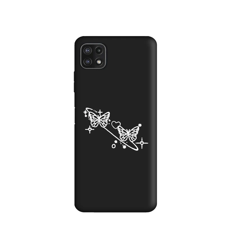 کاور قاب گارد طرح پروانه ای کد s8102 مناسب برای گوشی موبایل سامسونگ Galaxy A22 5G