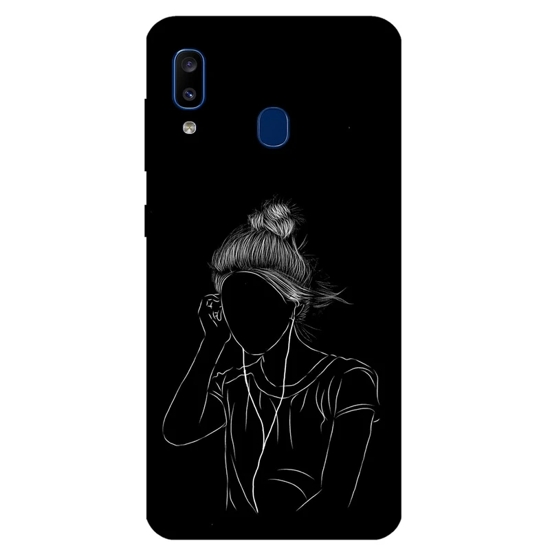 کاور مگافون طرح مینیمال مدل 1858 مناسب برای گوشی موبایل سامسونگ Galaxy A20 E         