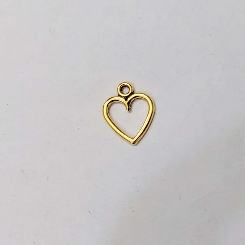 آویز گردنبند دخترانه مدل قلب زیبا کد 135 بسته 30 عددی