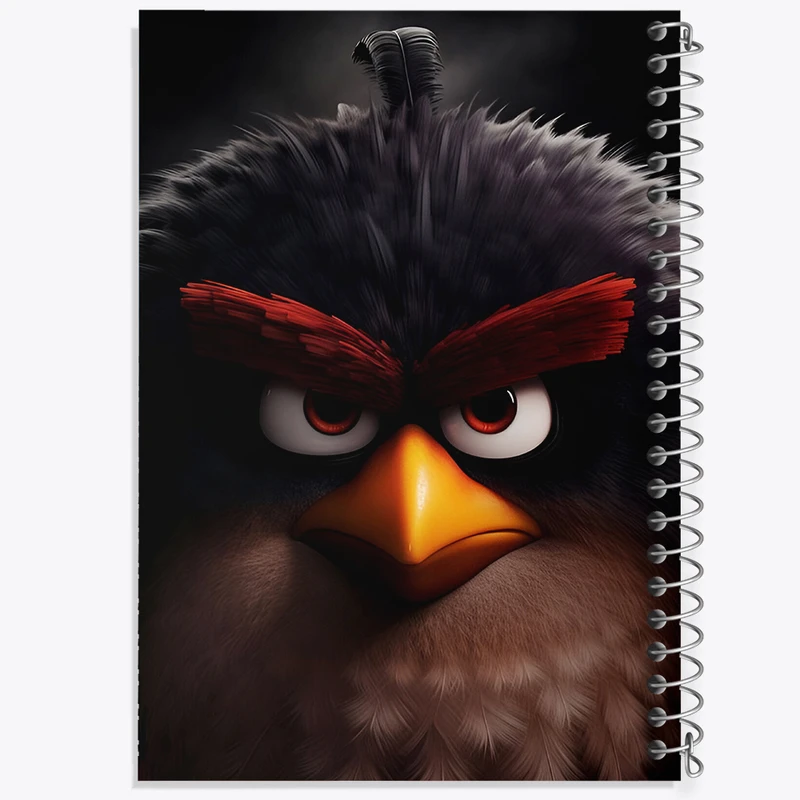 دفتر مشق 50 برگ خندالو طرح پرندگان خشمگین (Angry Birds) کد F5524