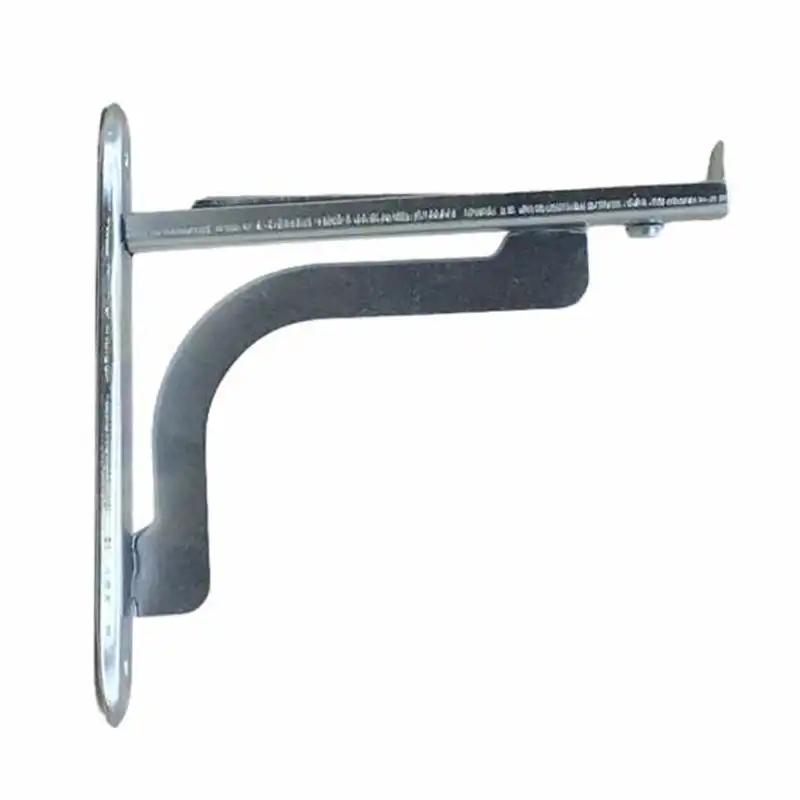 پایه نگهدارنده طبقه دیواری مدل گونیا طاقچه کشویی بسته 2 عددی