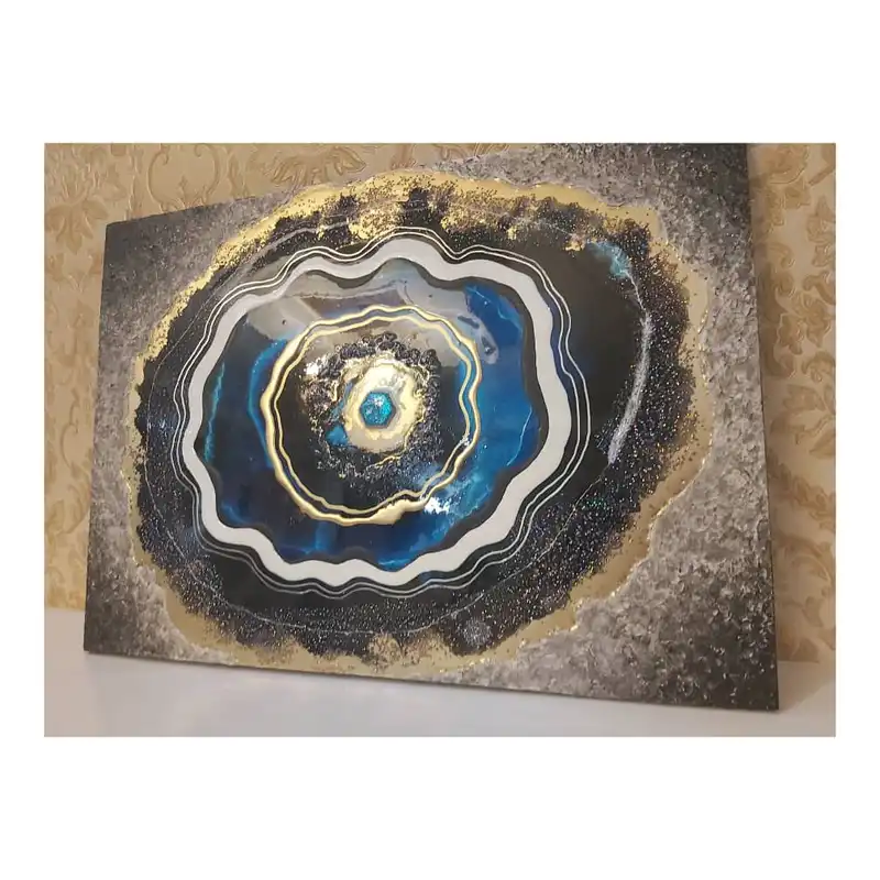 تابلو رزینی طرح چشم و نظر کد 7